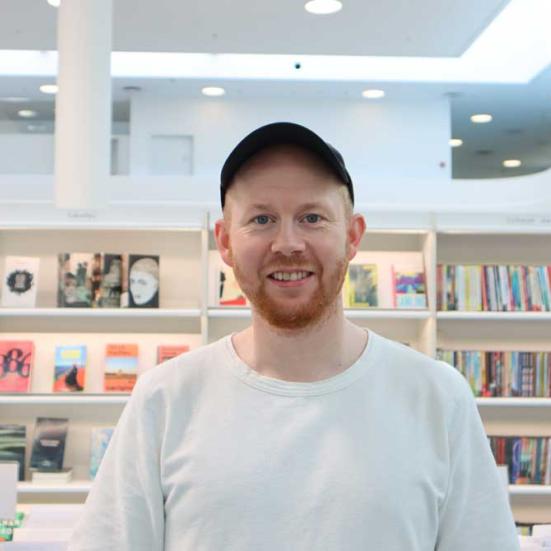 Mattias Blicher på Gentofte Hovedbibliotek