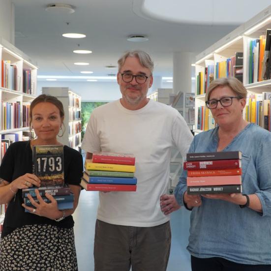 Krimiholdet på på Gentofte Hovedbibliotek