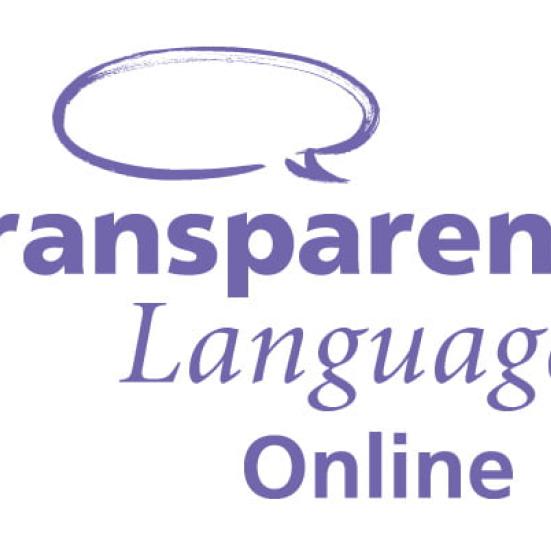 Transparent language online