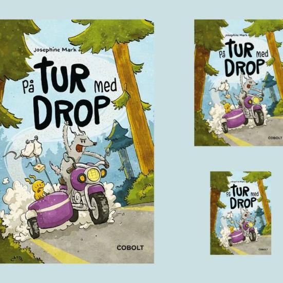 3 ens bogforsider af På tur med drop