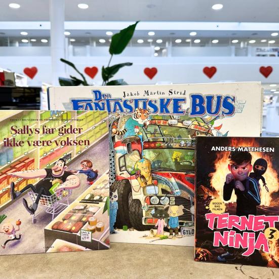 Mest udlånte børnebøger i 2025