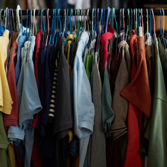 Tøj på byttemarked