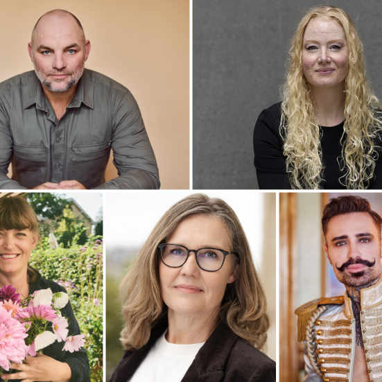 Anders Ibsen, Sanne Søndergaard, Anna Sofie Jacobsen, Rikke Viemose, Tinus