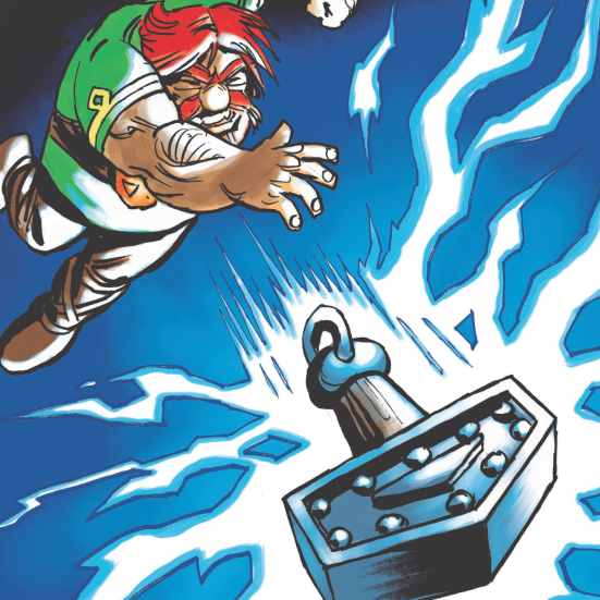 Vinduesmaleri af Peter Madsen