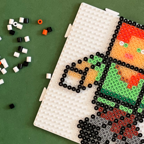 Minecraftmotiv i perler