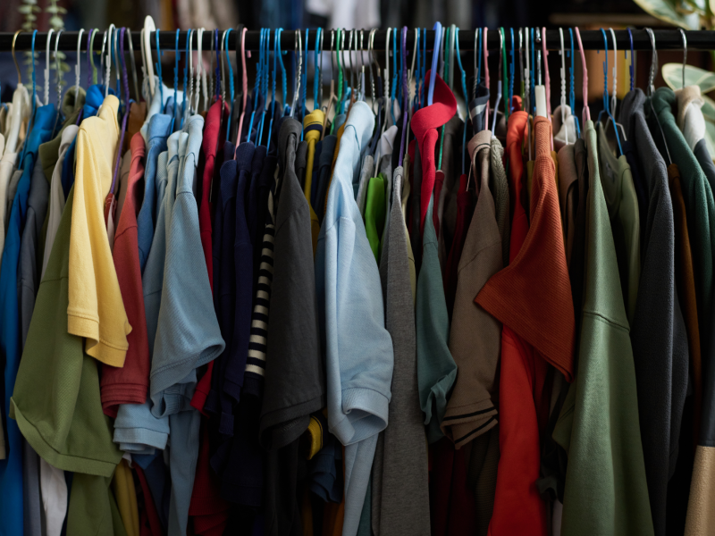 Tøj på byttemarked