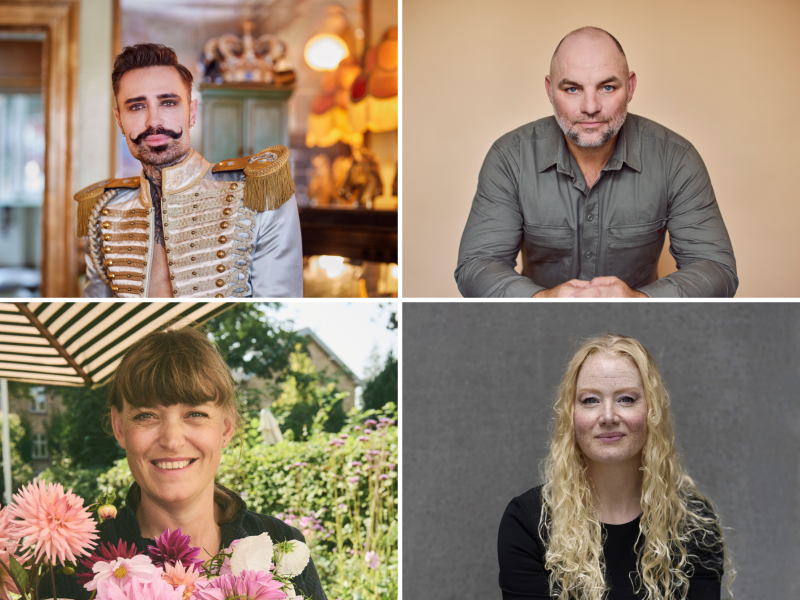 Tinus, Anders Ibsen, Anna Sofie Jacobsen og Sanne Søndergaard