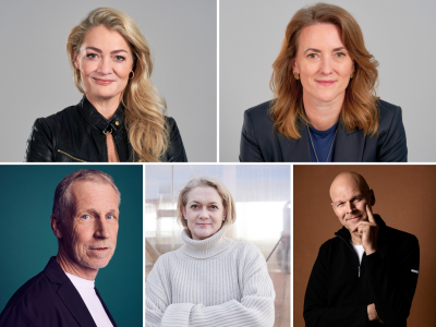 Kim Hundevadt, Stine Bolther, Line Holm, Anne-Sophie Lunding Sørensen, Dennis Jürgensen