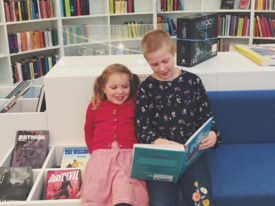 Højtlæsning på biblioteket