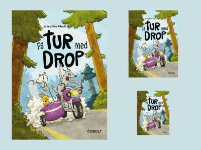 3 ens bogforsider af På tur med drop
