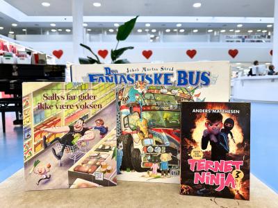 Mest udlånte børnebøger i 2025