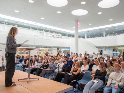 Talefest på Hovedbiblioteket