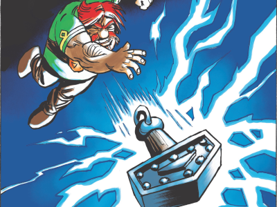 Vinduesmaleri af Peter Madsen