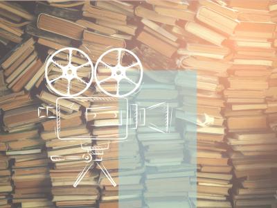 Bøger og filmkamera