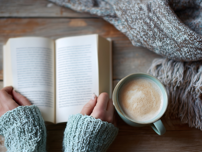 Bog og kaffe