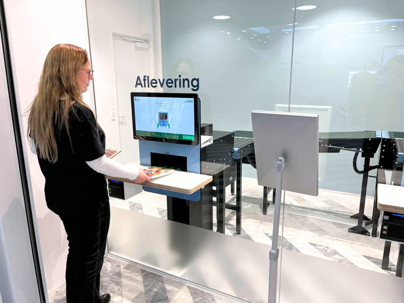 Aflevering ved sorteringsanlæg