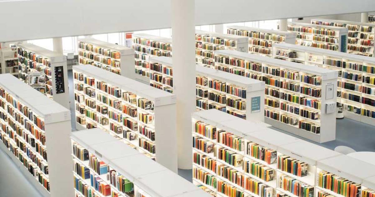 Sorteringsanlæg på Gentofte Hovedbibliotek