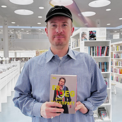 Morten på Gentofte Hovedbibliotek