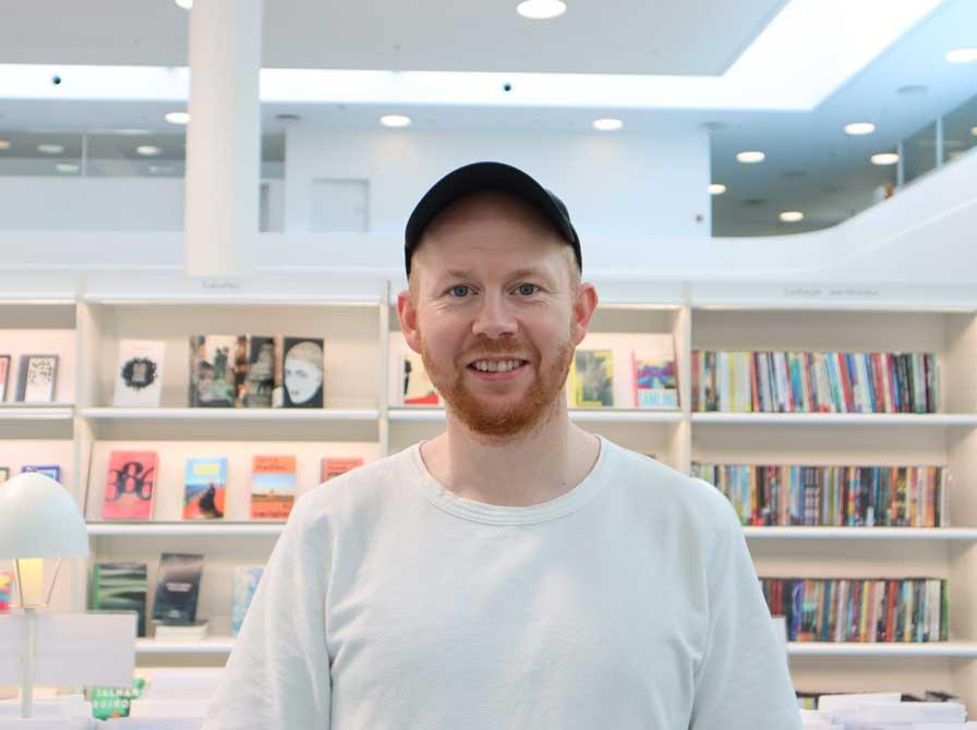 Mattias Blicher på Gentofte Hovedbibliotek