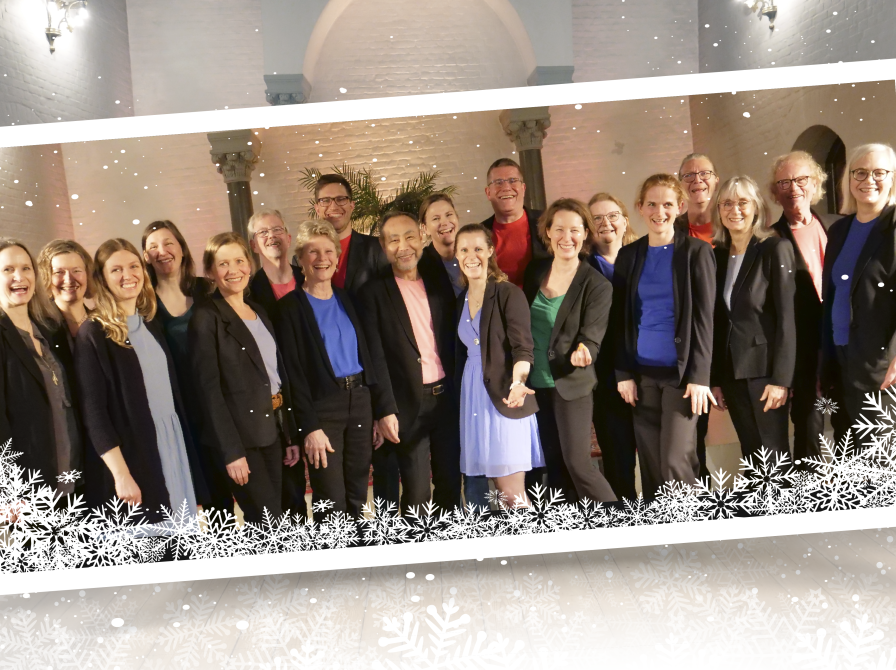 Et gruppefoto af medlemmerne i Doo Wop-koret