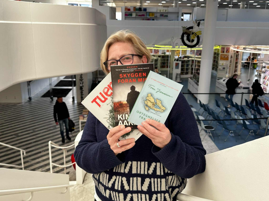 Lisa på Gentofte Hovedbibliotek