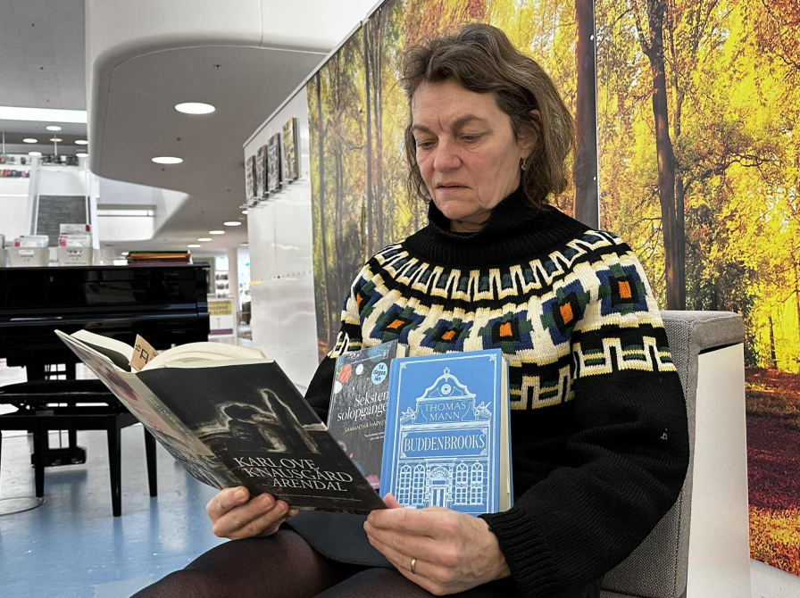 Merete på Gentofte Hovedbibliotek