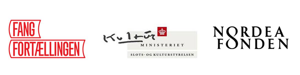 Logoer for Fang fortællingen, Kulturstyrelsen og Nordea-fonden