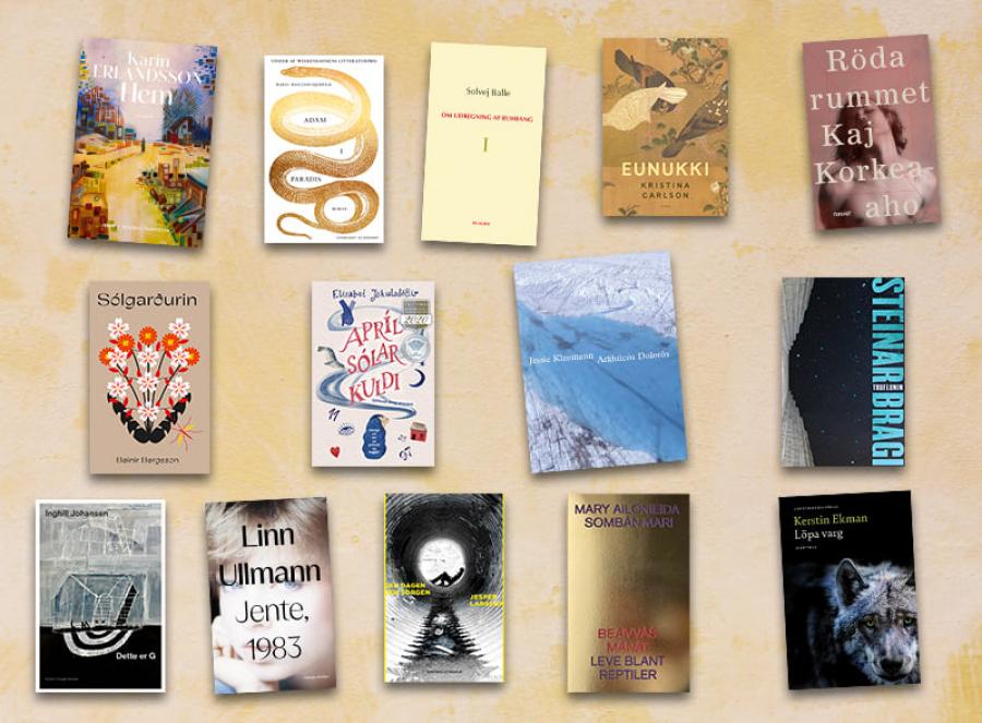 Nominerede bøger til Nordisk Råds Litteraturpris 2022