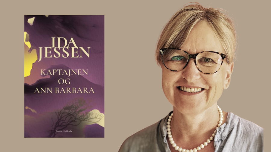 Ida Jessen og bogen Kaptajnen og Ann Barbara